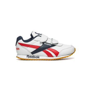 Sneakers bianche con dettagli rossi e blu Reebok Royal Cljog 2 2V, Brand, SKU s343000021, Immagine 0